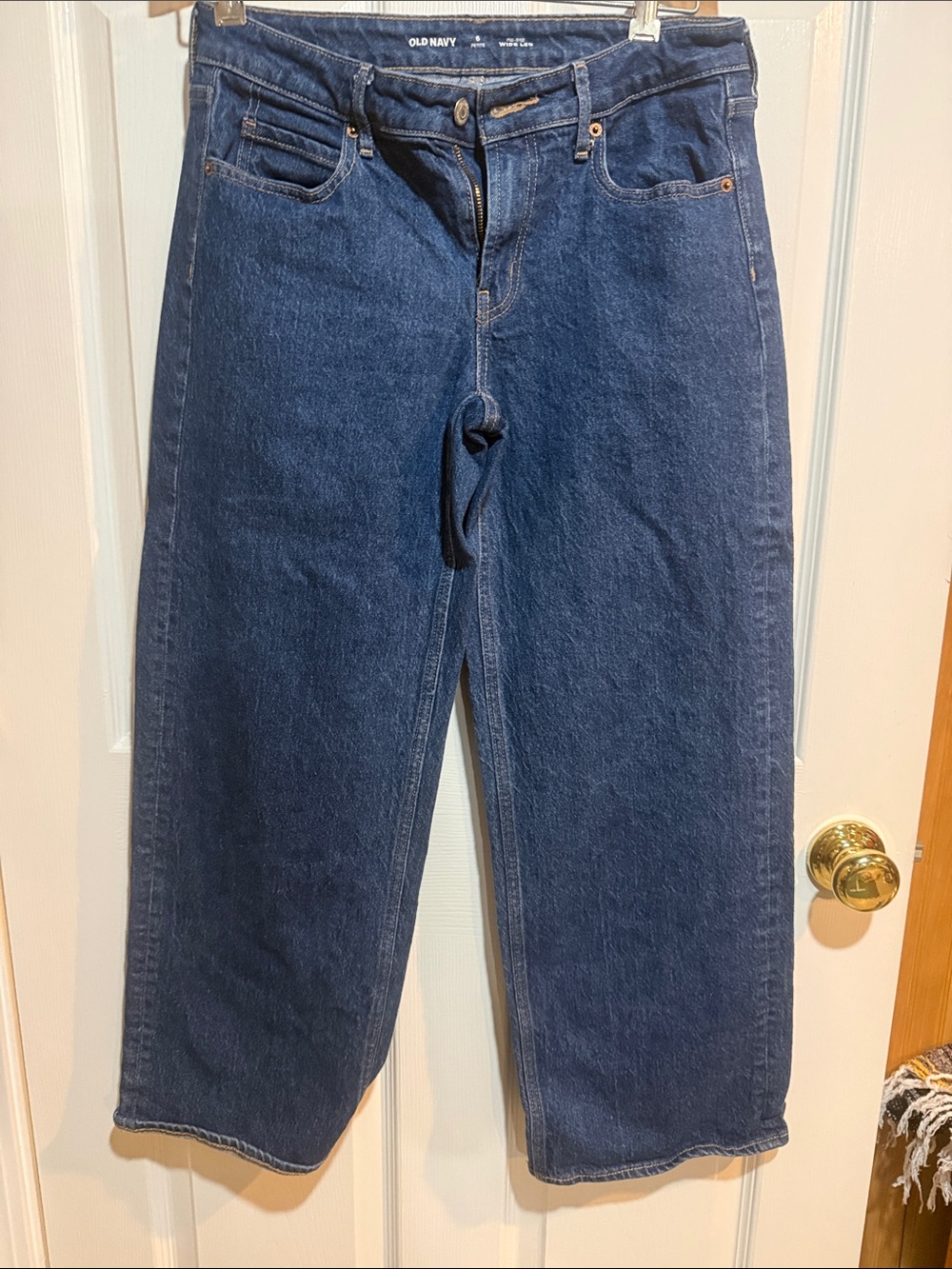 Old Navy Dark Blue Wide Leg Jeans
